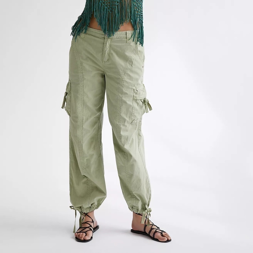 ANTHROPOLOGIE Women's Tactical Pants Size 25 Moss NWT